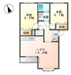 ジュピターIIの物件間取画像